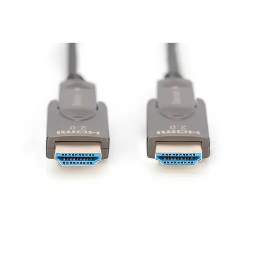Digitus Cable de fibra óptica híbrido 4K HDMI AOC con 15m conector desmontable