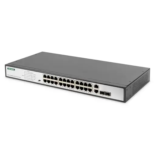Digitus Conmutador PoE Fast Ethernet de 24 puertos