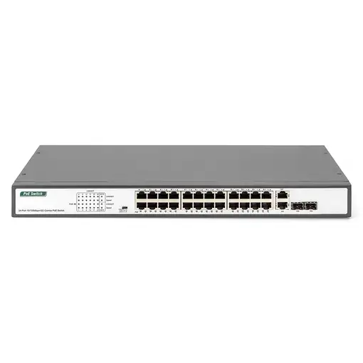 Digitus Conmutador PoE Fast Ethernet de 24 puertos