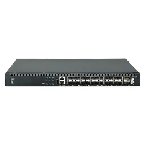 LevelOne XQS-3126 switch Gestionado L3 Negro