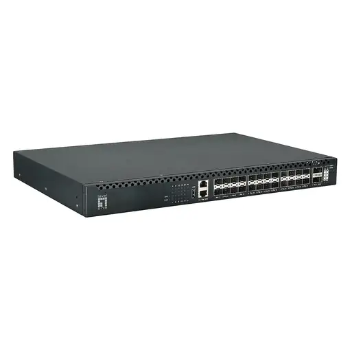 LevelOne XQS-3126 switch Gestionado L3 Negro
