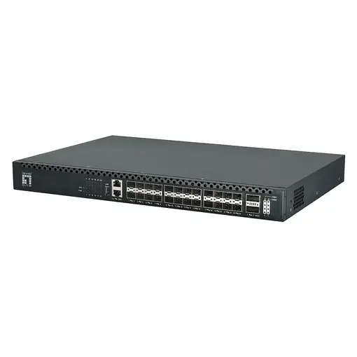 LevelOne XQS-3126 switch Gestionado L3 Negro