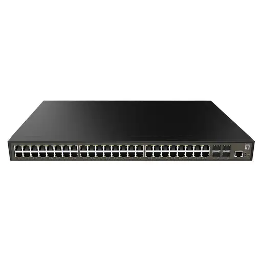 LevelOne GEL-5271 switch Gestionado L2+ Gigabit Ethernet (10/100/1000) 1U Negro