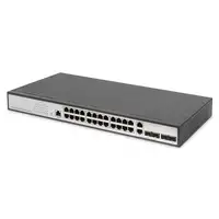 Digitus Conmutador Gigabit Ethernet Layer 2, 24 puertos, 2 puertos combinados RJ45