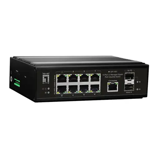 LevelOne IGP-1061 switch Gestionado L2 Gigabit Ethernet (10/100/1000) Energía sobr