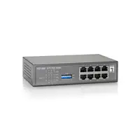 LevelOne FEP-0800 switch Fast Ethernet (10/100) Energía sobre Ethernet (PoE) Negro