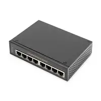 Digitus Conmutador de red Gigabit Ethernet de 8 puertos, industrial, no gestionado
