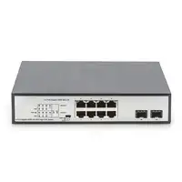 Digitus Conmutador Gigabit de 8 puertos con 6 puertos PoE, 2 RJ45, 2 SFP Uplink, 8