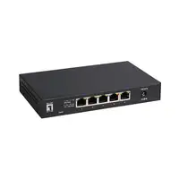 LevelOne GEU-0525 switch No administrado 2.5G Ethernet (100/1000/2500) Negro