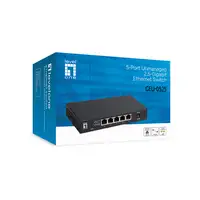 LevelOne GEU-0525 switch No administrado 2.5G Ethernet (100/1000/2500) Negro