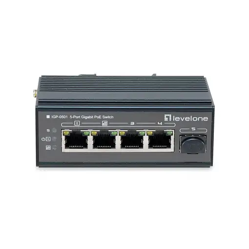 LevelOne IGP-0501 switch Gigabit Ethernet (10/100/1000) Energía sobre Ethernet (Po