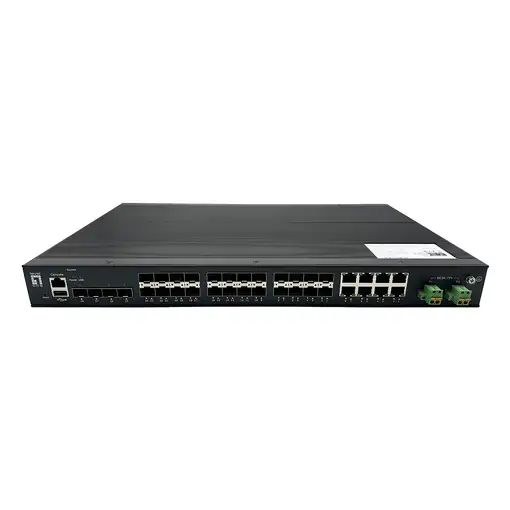 LevelOne IGU-2872 switch Gestionado L2+ Negro
