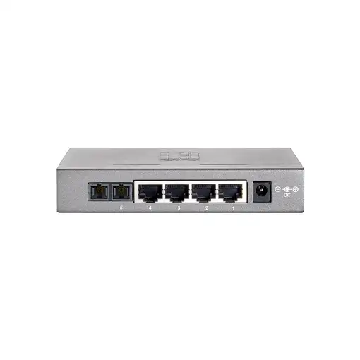 LevelOne Switch Fast Ethernet de 5 puertos, 1 Port SC Multi-Mode Fiber, 2km