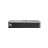 LevelOne Switch Fast Ethernet de 5 puertos, 1 Port SC Multi-Mode Fiber, 2km