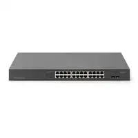 Digitus Conmutador de red Gigabit de 24 puertos, 19 pulgadas, 2 puertos Uplink, SF