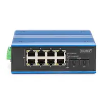 Digitus Conmutador PoE Gigabit Ethernet industrial de 8 + 2 puertos