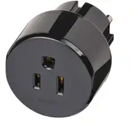 Brennenstuhl 1508520 adaptador e inversor de corriente Interior Negro