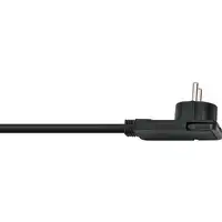 Brennenstuhl 1153100100 base múltiple 2 m 4 salidas AC Interior Negro