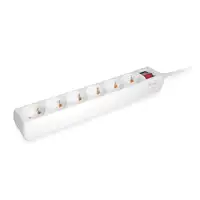 Equip 245552 base múltiple 1,5 m 6 salidas AC Interior Blanco