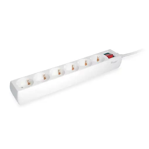 Equip 245552 base múltiple 1,5 m 6 salidas AC Interior Blanco