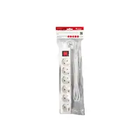 Equip 245552 base múltiple 1,5 m 6 salidas AC Interior Blanco