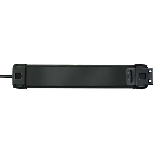 Brennenstuhl 1951160401 base múltiple 3 m 6 salidas AC Interior Negro