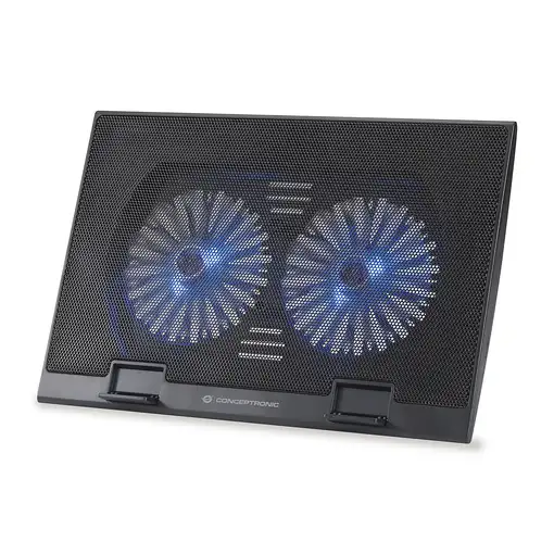 Conceptronic THANA02B almohadilla fría 43,2 cm (17") Negro