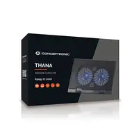 Conceptronic THANA02B almohadilla fría 43,2 cm (17") Negro