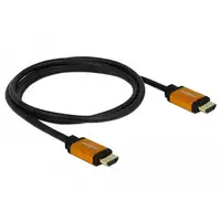 DeLOCK 85728 cable HDMI 1,5 m HDMI tipo A (Estándar) Negro, Oro