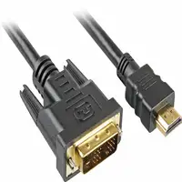 Sharkoon 4044951009053 adaptador de cable de vídeo 2 m HDMI DVI-D Negro