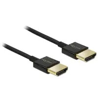 DeLOCK HDMI/HDMI, 2 m cable HDMI HDMI tipo A (Estándar) Negro
