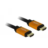 DeLOCK 85726 cable HDMI 0,5 m HDMI tipo A (Estándar) Negro, Oro