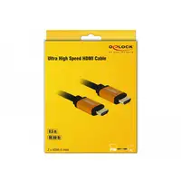 DeLOCK 85726 cable HDMI 0,5 m HDMI tipo A (Estándar) Negro, Oro