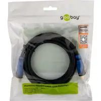Goobay 72319 cable HDMI 3 m HDMI tipo A (Estándar) Negro, Azul