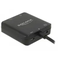 DeLOCK 63276 adaptador de cable de vídeo HDMI tipo A (Estándar) Negro