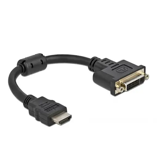 DeLOCK Adaptador HDMI macho a DVI 24+5 hembra 4K 30 Hz 20 cm