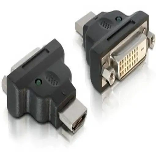 DeLOCK Adapter HDMI / DVI HDMI M DVI 25-pin FM Negro