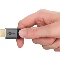 Goobay 65262 cable HDMI 3 m HDMI tipo A (Estándar) Negro, Plata