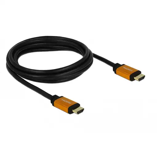 DeLOCK 85729 cable HDMI 2 m HDMI tipo A (Estándar) Negro, Oro