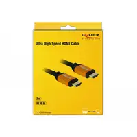 DeLOCK 85729 cable HDMI 2 m HDMI tipo A (Estándar) Negro, Oro