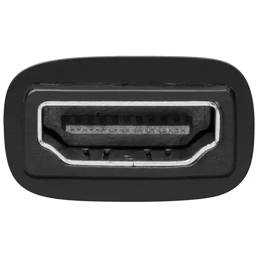Goobay 68482 cambiador de género para cable HDMI 19pin F DVI-D 24+1pin M Negro