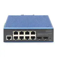 Digitus Conmutador Gigabit Ethernet industrial L2 de 8+2 puertos, managed