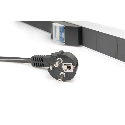 Digitus Regleta de enchufes con perfil de aluminio y protección contra sobretensió