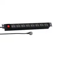 EFB Elektronik EK631USB.1 base múltiple 3 m Interior Negro