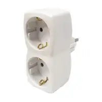 Hama 00108876 adaptador de enchufe eléctrico Tipo C (Europlug) Blanco