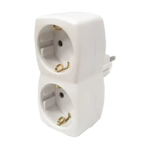 Hama 00108876 adaptador de enchufe eléctrico Tipo C (Europlug) Blanco
