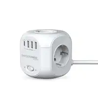 RealPower PowerBox 431 base múltiple 1,8 m 4 salidas AC Interior Blanco