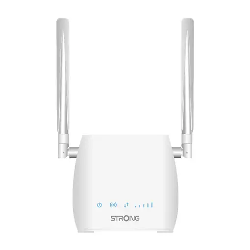 Strong 300M router inalámbrico Ethernet rápido Banda única (2,4 GHz) 4G Blanco