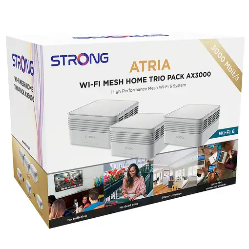 Strong MESHTRIAX3000 sistema Wi-Fi Mesh (Wi-Fi en malla) Doble banda (2,4 GHz / 5