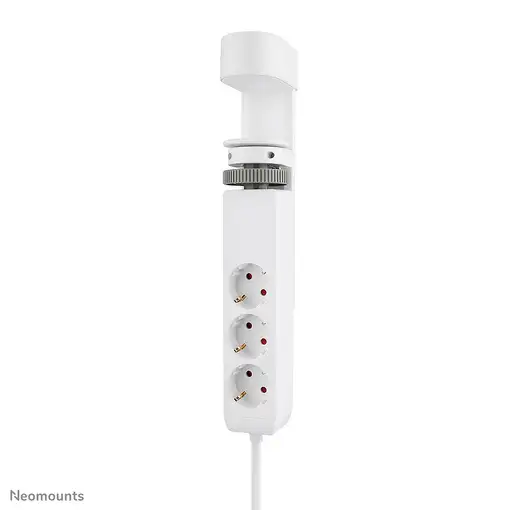 Neomounts DS22-840WH6 Regleta de sobremesa con abrazadera y puertos USB-C y USB-A